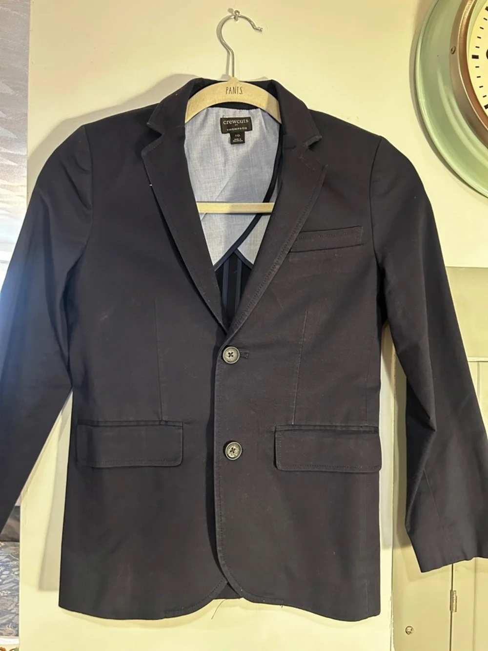 Crewcuts Boys' Dark Navy Two-Button Blazer